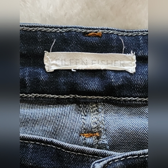 Eileen Fisher dark-wash straight-leg jeans New without tags 31" inseam - Picture 5 of 6